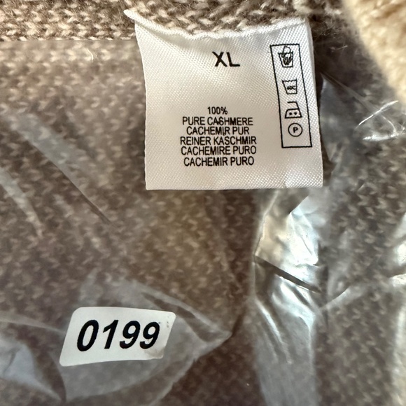 Bullock Jones Men’s 100% Pure Cashmere Quarter Button Super Soft Sweater Size XL - Picture 7 of 7